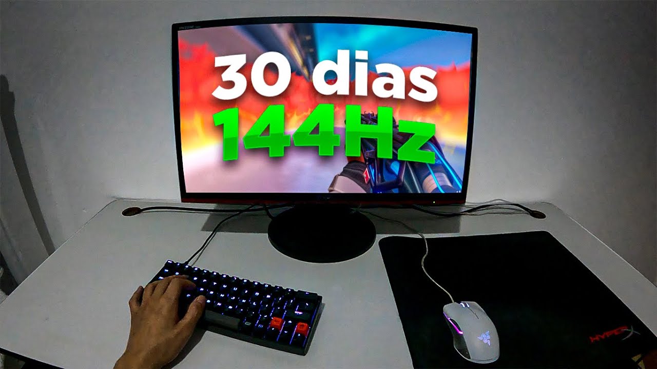 Usei Por 30 DIAS O MONITOR 144hz No VALORANT n o Vale A Pena YouTube