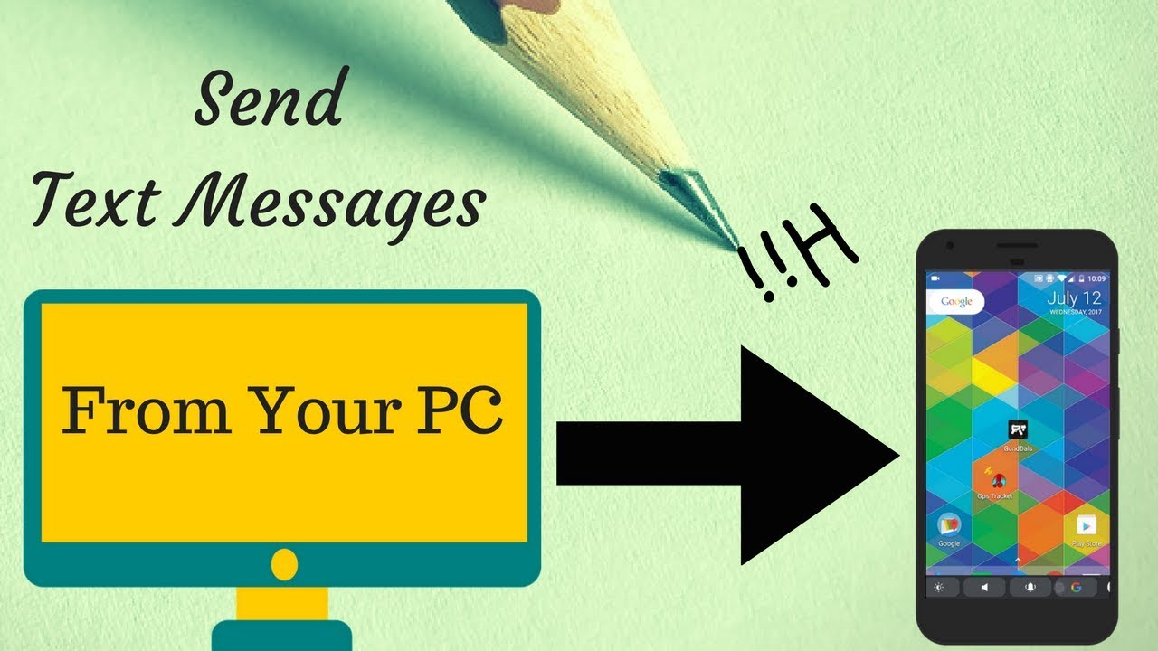 send sms from pc through carrier