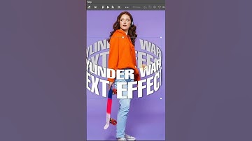 EASIEST Way to Cylinder Warp Text Effect in Photoshop!