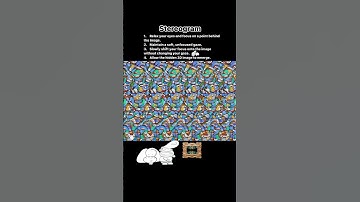 My mind officially blown!! 🤯 What even is a stereogram!?! Most people cant see it? Can you? Share!!