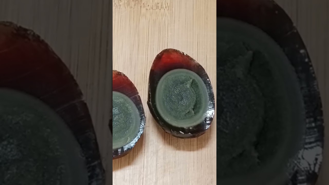 Thousand Years Century Egg Cutting.