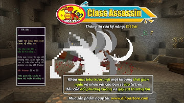 Class Assassin - Skill và Class của SkillAPI dùng cho Server Minecraft