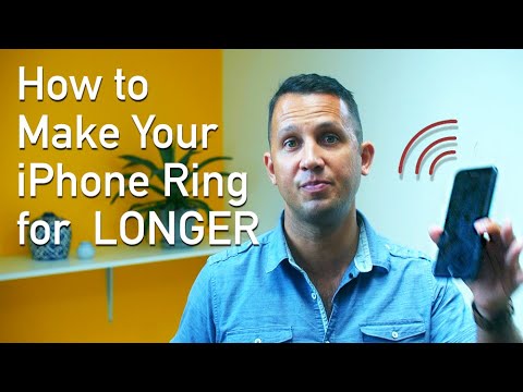 वीडियो: IPhone पर रिंग टाइम कैसे बढ़ाएं?
