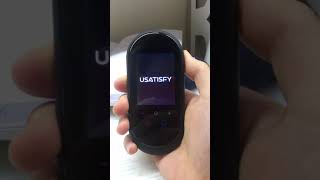 Usatisfy T8 AI Translator Startup and Shutdown