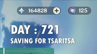 DAY 721 SAVING FOR TSARITSA