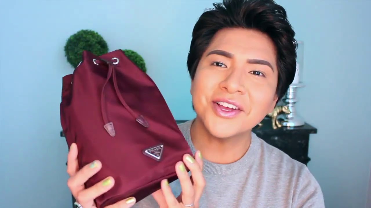 Prada Nylon Pouch 2 Year Review & What Fits - YouTube