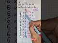 la table de 6, astuce facile à mémoriser en secondes#maths-trick