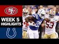 49ers vs. Colts | NFL Week 5 Game Highlights