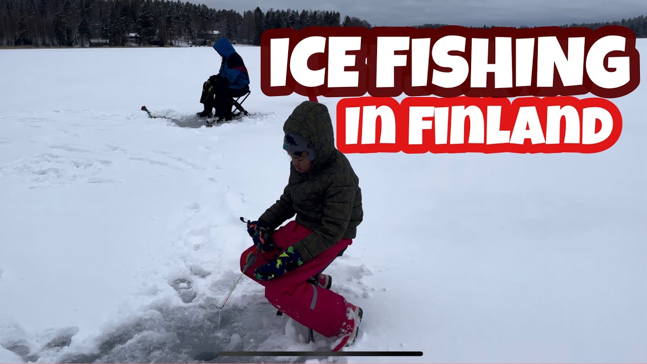 ICE FISHING FINLAND COUNTRYSIDE YouTube