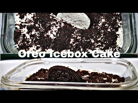 Oreo Icebox Cake-3 Ingredients / Oreo no bake dessert/Easy Oreo cake Recipie