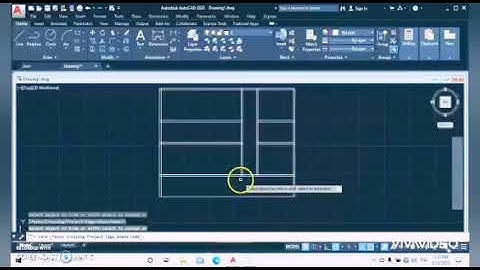 HOW TO DRAW A SIMPLE FLOOR PLAN IN AUTOCAD. Part 1 of 3 tutorial