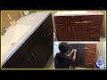 DIY EXTREME Bathroom Renovation | Vanity Makeover + Marble Contact Paper