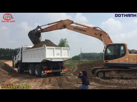 Thử tải Thực tế // Sức mạnh chiếc xe ben Daewoo Euro 4 ga điện Nhập khẩu Hàn Quốc.