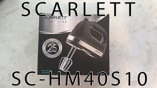 Миксер Scarlett SC-HM40S10 обзор