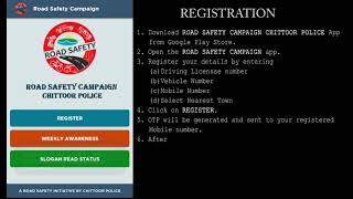 ROAD SAFETY APP by Chittoor Police screenshot 1