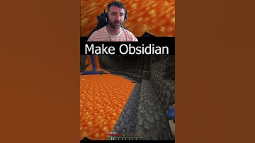 Minecraft 1.20: How to Make Obsidian in Minecraft.