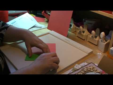 how to make a gate fold card and an envelope with ...