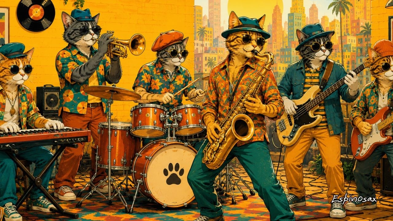 Funky Groove Energy 🎷🔥 | 1 Hour Jazz Funk, Brass & Saxophone