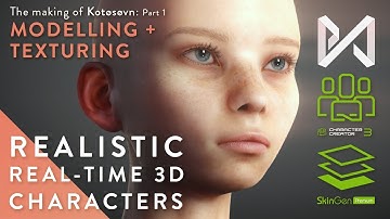Character Creator 3 + Skingen for realistic real-time 3D characters (The making of Kotøsøvn Part 1)
