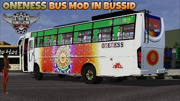 ONENESS Kerala Bus Mod In Bus Simulator Indonesia - Bussid Bus Mod - Bussid Car Mod - Bussid