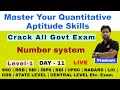 Live Quantitative Aptitude Class | Online Quantitative Aptitude Class | Quant | Number System | 11