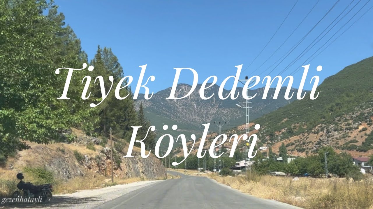 Hatay Hassa Tiyek ve Dedemli Köyleri #hatay #hassa #keşfet #travel #gezi #doğa #doğal #antakya #köy