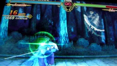 [PSP] Fate/Unlimited Codes - Assassin Combo Video No.2 (ArcanaRin)