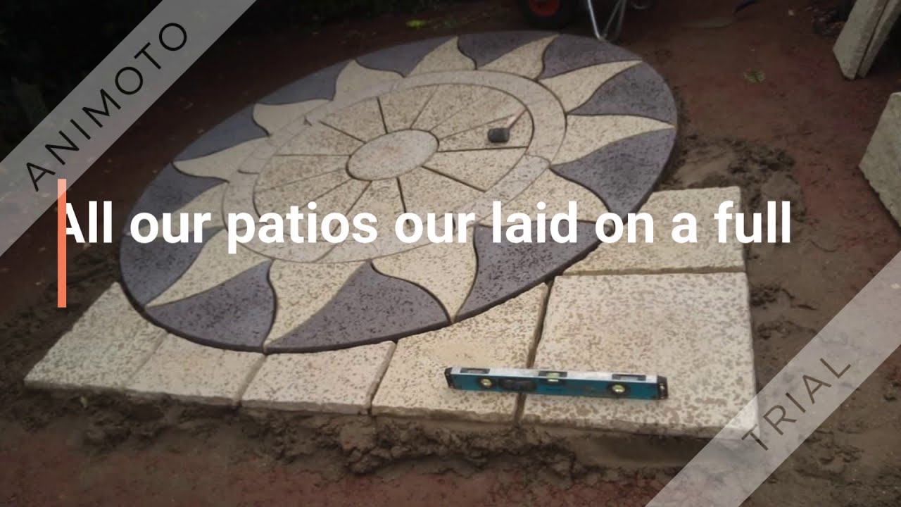 curved patio how we done it step by step YouTube