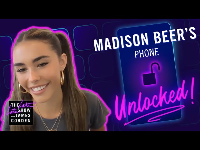 Madison Beer's Phone Unlocked