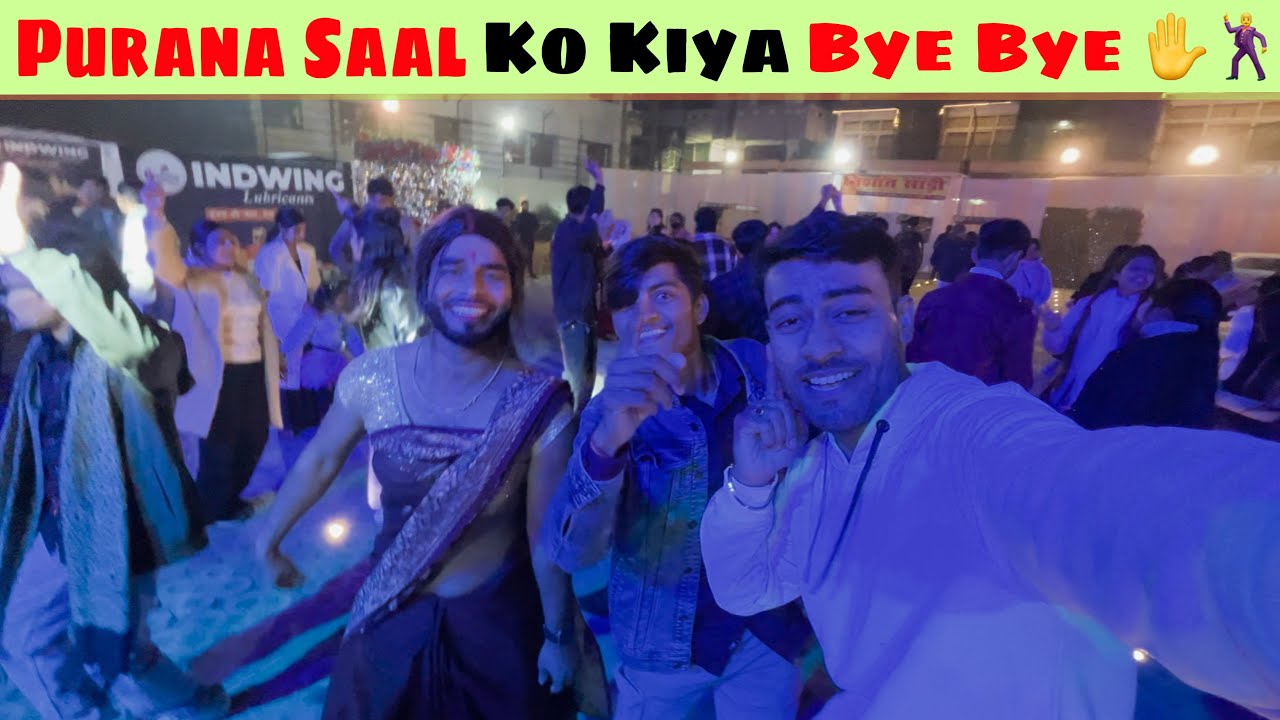 Naya Saal aana ki khushi mein humlogo ne ki bahut masti 🥳🕺