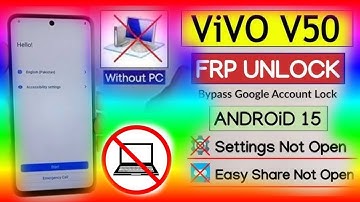 Vivo V50 frp bypass android 15 activity launcher Not Working 👉 || All Vivo FRP Bypass without pc