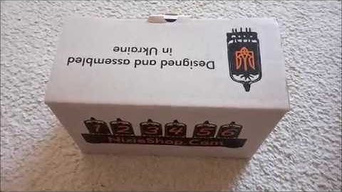 IN-14 Nixie clock unboxing