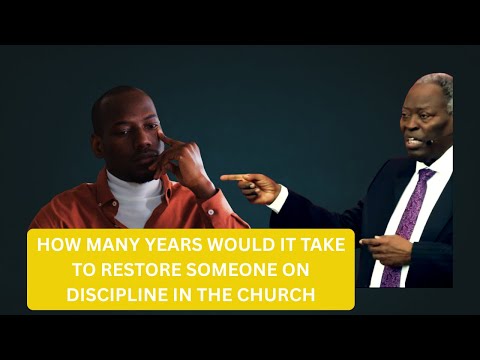 HOW MANY YEARS WOULD IT TAKE TO RESTORE SOMEONE ON DISCIPLINE
