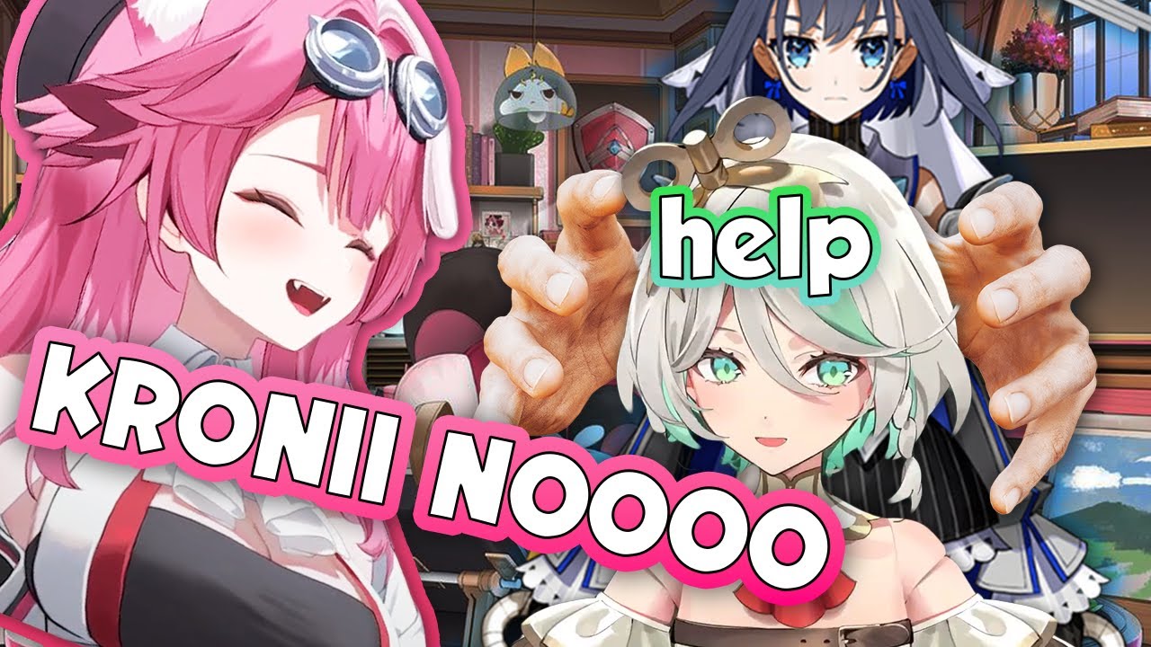 Cece and Raora Accidentally Summon Kronii While Talking About Timezone 【Raviolin】