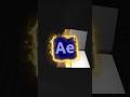 Crea textos 3D con After effects y 3D element ⚡️ #youtubeshorts