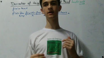 Derivative of tangent - Mathematical Proof