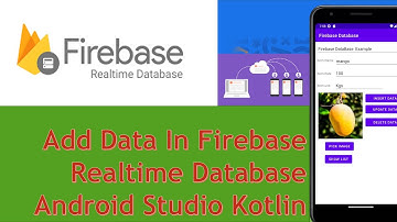 Getting started with the Firebase Realtime Database on Android Studio kotlin