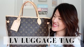 How to put the LV Luggage Tag onto your LV Speedy 30~!!! 