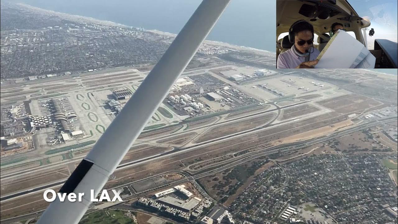 FLYING over LAX Special Flight Rules SFRA! Santa Monica (KSMO) to