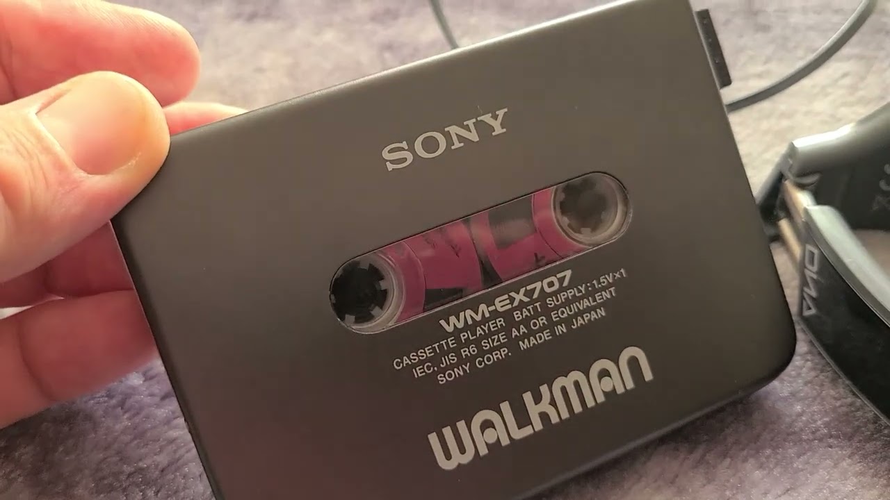 Cassette Player SONY Walkman WM-EX707 Demo (шедевр с точки зрения