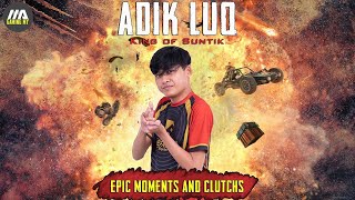 Adik Luq King of Suntik best moments and clutch | PMPL MYSG Season 4