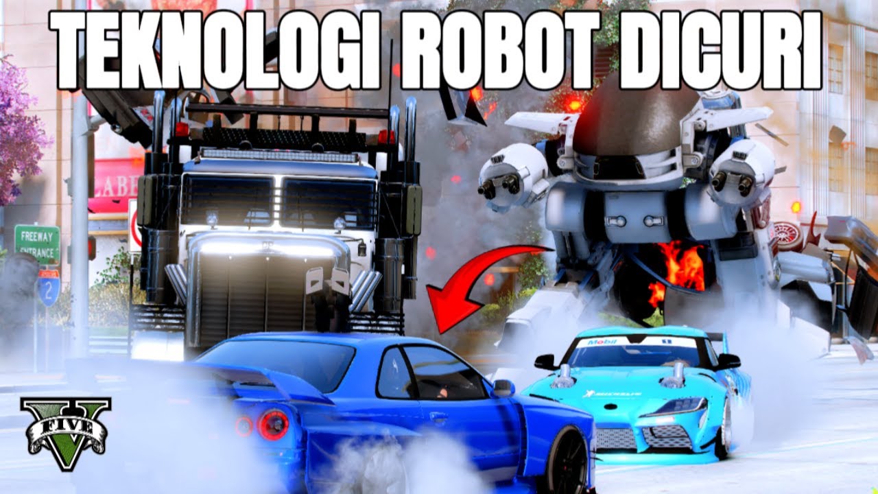 PERANG!! WANDI MEMBANTU PEMILIK ROBOT & TEKNOLOGI ROBOT DI CURI O'CONNER | GTA 5 RP