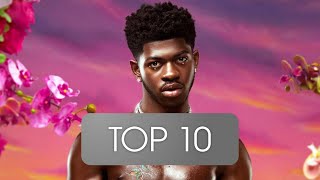 Top 10 Most streamed LIL NAS X Songs (Spotify) 24. September 2021
