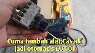 cara membuat charger aki otomatis on/off 12 volt