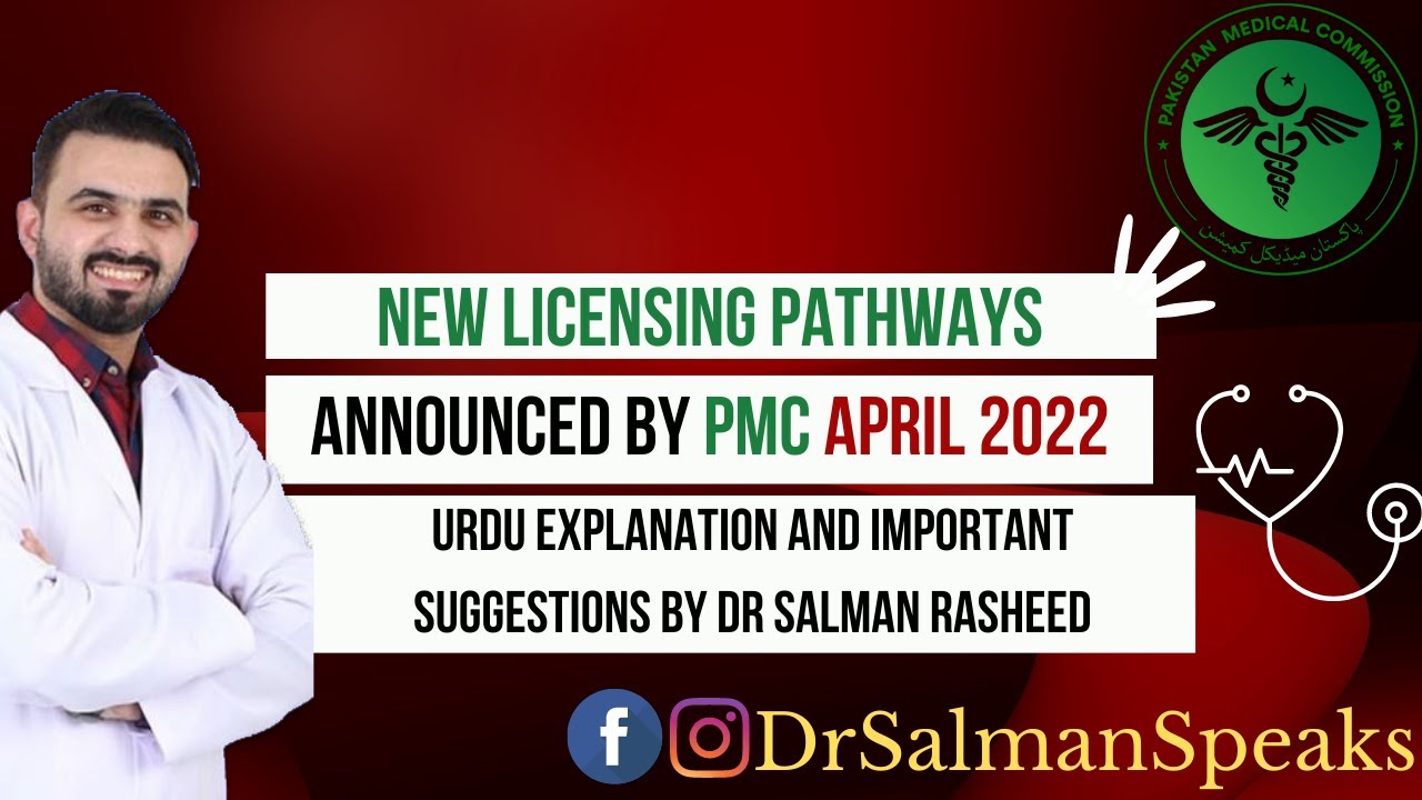 PMC New Licensing Pathways For Foreign Medical Graduates April 2022 | Urdu Explanation |