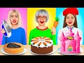 Me vs Grandma Cooking Challenge! Cake Decorating Challenge Kitchen Hacks by YUMMY JELLY