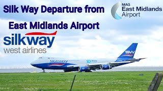 SilkWay departure from East Midlands Airport