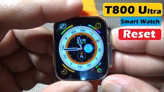 How to Hard Reset/Factory Reset T800 Ultra Smart Watch #t800ultrasmartwatch screenshot 1