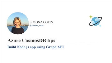Azure Cosmos DB - Build a Node.js application using Graph API