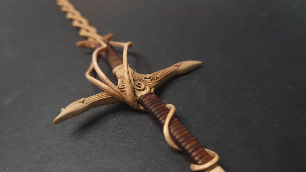 Popsicle sticks DIY------ Elden Ring  Fire Knight's Greatsword